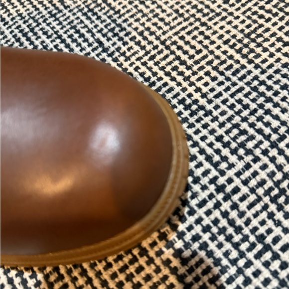 Sorel Tan Leather Wedge Boots - Picture 4 of 7